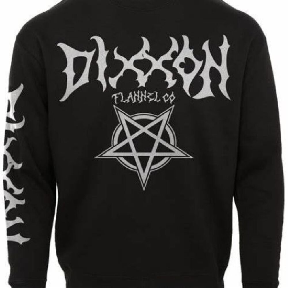 Dixxon Shirt Mens 3X Black Pentagram Crewneck‎ Sweater NWT